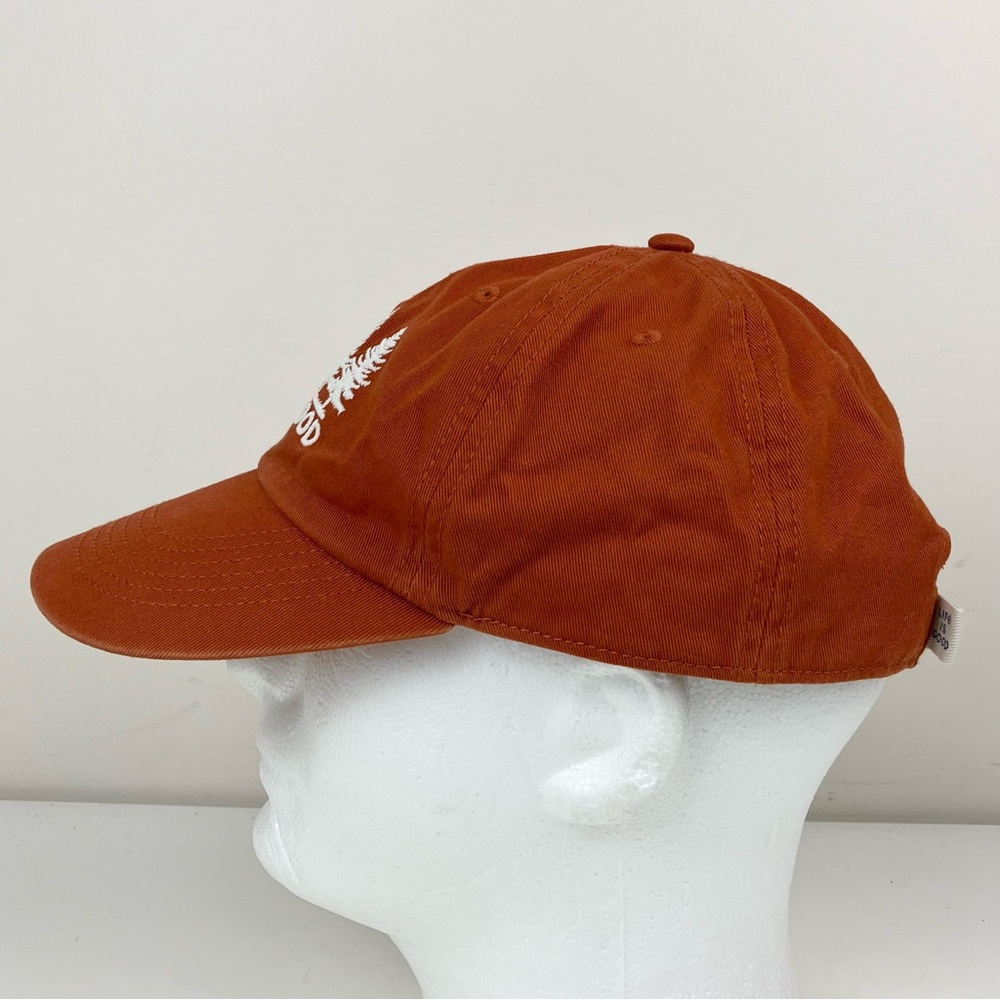 Life Is Good Unisex Hat Burnt Orange & White Embroidered Trees Logo Strapback - Picture 3 of 10